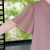 Vestido de Mamá, Gama Alta, Lujo Ligero y Sofisticado, Nuevo Modelo 2026, Vestido de Gasa de Verano para Mujeres de Mediana Edad y Mayores, Elegante y Sofisticado