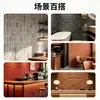 Serie de porcelana blanda tipo piedra cultural, 600*1200 mm, para decoraciones de entrada de hoteles y villas, paneles de pared interiores, flexible y plegable
