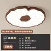 Nueva Lámpara de Techo para Sala de Estar Estilo Chino Creativa Zen Flor de Loto Hoja de Loto Lámpara de Dormitorio Retro Madera Maciza Lámparas de Habitación