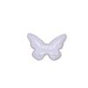 Accesorios para uñas de mariposa de cerámica blanca pura, accesorios para carcasas de teléfonos móviles, accesorios para uñas de lazo, venta al por mayor transfronteriza, lazo simple