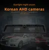 Suporte Europeu para Placa de Carro Câmera de Ré Olho de Peixe Dourada Ahd Carro Suporte Europeu para Carro Suporte de Placa de Licença Visão Noturna Hd