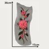 Bordado 3D Flor Artesanía Encaje Cuello Adorno Escote DIY Costura Decoración Accesorios de Ropa Accesorios de Encaje