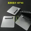 Piezas colgantes de vidrio grueso Piezas colgantes para marco de espejo de baño Accesorios de hardware colgante para marcos de fotos Gancho para espejo de puerta con gancho Adhesivo Autoadhesivo