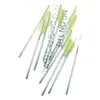 Cepillo de Mascara de Cristal de Color Pestañas Desechable Cepillo para Extensiones de Pestañas Herramientas de Maquillaje
