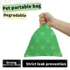 Descarte Biodegradável de Fezes de Gatos e Cachorros Limpeza de Animais de Estimação Coletor de Resíduos Plásticos Sacos de Embalagem para Fezes de Cachorro Selados