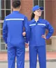 Conjunto de Roupas de Trabalho de Manga Longa para Reparo Automotivo e Proteção do Trabalho Oficina de Fábrica Jaqueta Refletora para Ferramentas Masculina Roupas de Trabalho para Primavera e Outono