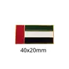 Insígnia de metal com bandeira dos Emirados Árabes Unidos transfronteiriça acessórios de vestuário presentes adesivos para celular fabricantes de origem atacado personalização