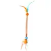 Nuevo producto red elástica hierba gatera auto-hi juguete para gato palo para gato resistente a la mordida pluma campana juguete para gato suministros para mascotas