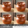 Panela de Cerâmica com Tampa para Cozinhar Sopa Lentamente, Panela de Ensopado com Vedação de Água, Panela de Sopa para Uso Doméstico, Lanche Shaixian, Jiangxi, Panela de Barro para Porção Individual