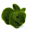 Ornamentos de animais de simulação Decoração de Natal decoração de animal coelho paisagem artificial Aglomeração de musgo animal falso atacado