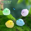 Figuritas de polluelos de alondra grandes, coloridas y creativas transfronterizas, accesorios de decoración DIY para botellas ecológicas, adornos para paisajes en miniatura