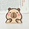Capivara Desenho Animado Capibala PVC Adesivo Macio Acessórios Artesanais DIY Capa de Celular Furo para Ipad Fivela de Chinelo Adesivo de Copo