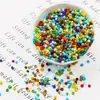 Cuentas de Arroz de Vidrio Esmerilado de Color Sólido de 3 mm Pulsera Collar Pendientes Hechos a Mano DIY Materiales para Joyería Al por Mayor