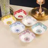 Tigelas e Pratos Pequenos de Cerâmica Esmaltada Jingdezhen Osso Chinês de Alta Qualidade Tigelas Pequenas de Cerâmica Doméstica e Pratos para Picles