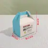 Caja Portátil para Pastel de Mousse Caja Desechable para Pastelería Caja para Postre de Queso Rollo Suizo Caja de Embalaje para Alimentos Horneados