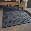 Capachos Personalizáveis para Entrada, Capachos Resistentes ao Desgaste para Hall de Entrada Doméstico, Capachos Antiderrapantes e Absorventes de Água com Padrão de Diamante e Padrão de Cubo