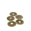 Dispensador de Moedas de Latão Transparente Cinco Tongbao Antigos Ornamento de Moeda Pingente Charme Acessório Moeda de Cobre Antiga Atacado Latão Envelhecido Buraco Quadrado