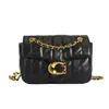 Bolsa feminina pequena de comércio exterior transfronteiriço 2026 nova moda europeia e americana feminina de ombro transversal corrente bolsa quadrada pequena