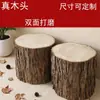 Base de Tronco Pequeña Tocones Redondos de Madera Tocones de Árbol Adornos Manualidad de Jardín de Infancia Decoración Accesorios de Micro Paisaje Estilo ins