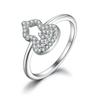 Anel Feminino de Prata Esterlina Folu Kirin Vazado Design de Cabacinha Feminino Microincrustado com Zircônia Anel de Prata 925 Venda por Atacado