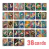 Compra Directa Transfronteriza de 36 Tarjetas Educativas Infantiles con Ilustraciones de Acuarela de Perros Lindos Vintage Estilo Expresión Emocional