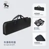 Set de Herramientas para Barbacoa Estilo Camping al Aire Libre Listo de Fábrica Bolsa de Tela Set de 5 Piezas Portátil Acero Inoxidable Set de Barbacoa