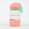 Vaso de Vidrio con Asa y Tapa, Vaso Portátil para Pareja de Estudiantes, Vaso de Regalo Promocional, Recipiente de Agua Creativo, Vaso de Agua con Tapa