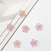 Accesorios para uñas con flores de cinco pétalos de resina, Red Red Ice, transparente, tridimensionales, pequeñas flores, accesorios para uñas, decoración de uñas versátil de verano.