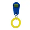 Anillo Entrenador Clicker para Mascotas Dispositivo Interactivo de Sonido para Entrenar Perros y Gatos, Modelo de Anillo de Entrenamiento Universal para la Punta del Dedo