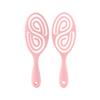 Huiyun New Hair Care Massagem Oval Hollow Costelas Macaron Secagem rápida Shun Hair Knot Seco e Molhado Dupla utilização