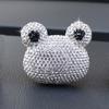 Decoración creativa para salida de aire de coche de arcilla para coche, clip de perfume de diamante para coche