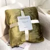 Manta de franela de color sólido y forro polar coral para comercio exterior, manta para siesta en la oficina, manta de regalo para dormitorio, al por mayor