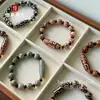 Pulsera de Ágata de Tíbet con Cuenta Dzi de Tres Ojos Estilo Tibetano Cuenta Dzi de Nueve Ojos Ágata Vintage Cuenta Dzi al por Mayor