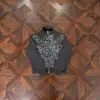 Otoño 2026 Nuevo Estilo Retro Americano Diseño de Estampado de Leopardo y Patrón de Cruz Streetwear Chaqueta Holgada para Hombre