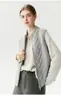 Nuevo Chaleco de Cachemir Otoño e Invierno 2025 Chaleco sin Mangas para Mujer Corte Holgado Adelgazante Chaleco Cardigan Versátil