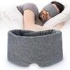 Nueva Máscara para Ojos para Siesta, Algodón Modal Transpirable, Bloqueo de Luz, Sueño Profundo, Máscara para Ojos Grande, Sin Presión, Cabeza Ancha, Dos en Uno