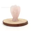Suministro Transfronterizo Adornos de Ángel de Cristal de Jade de 2 Pulgadas Artesanías de Talla de Piedra Semipreciosa Amatista Adornos de Estilo Europeo