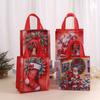 Bolsa impermeable para llevar, bolsa de tela no tejida navideña, bolsa de embalaje para compras de dulces al por mayor, bolsa de mano, bolsa de regalo para fiestas