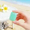 Colar com Pingente de Paz e Segurança em Formato de Pão, Item de Moda Popular para Transmissão ao Vivo, Corrente de Suéter de Jade Simples e Elegante Pingente Atacado