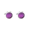 Gemelos de Metal de Aleación Incrustados con Diamantes de Cristal Rombo Poliédrico Transfronterizos Europeos y Americanos Multicolores Clavos de Puño de Camisa Coloridos