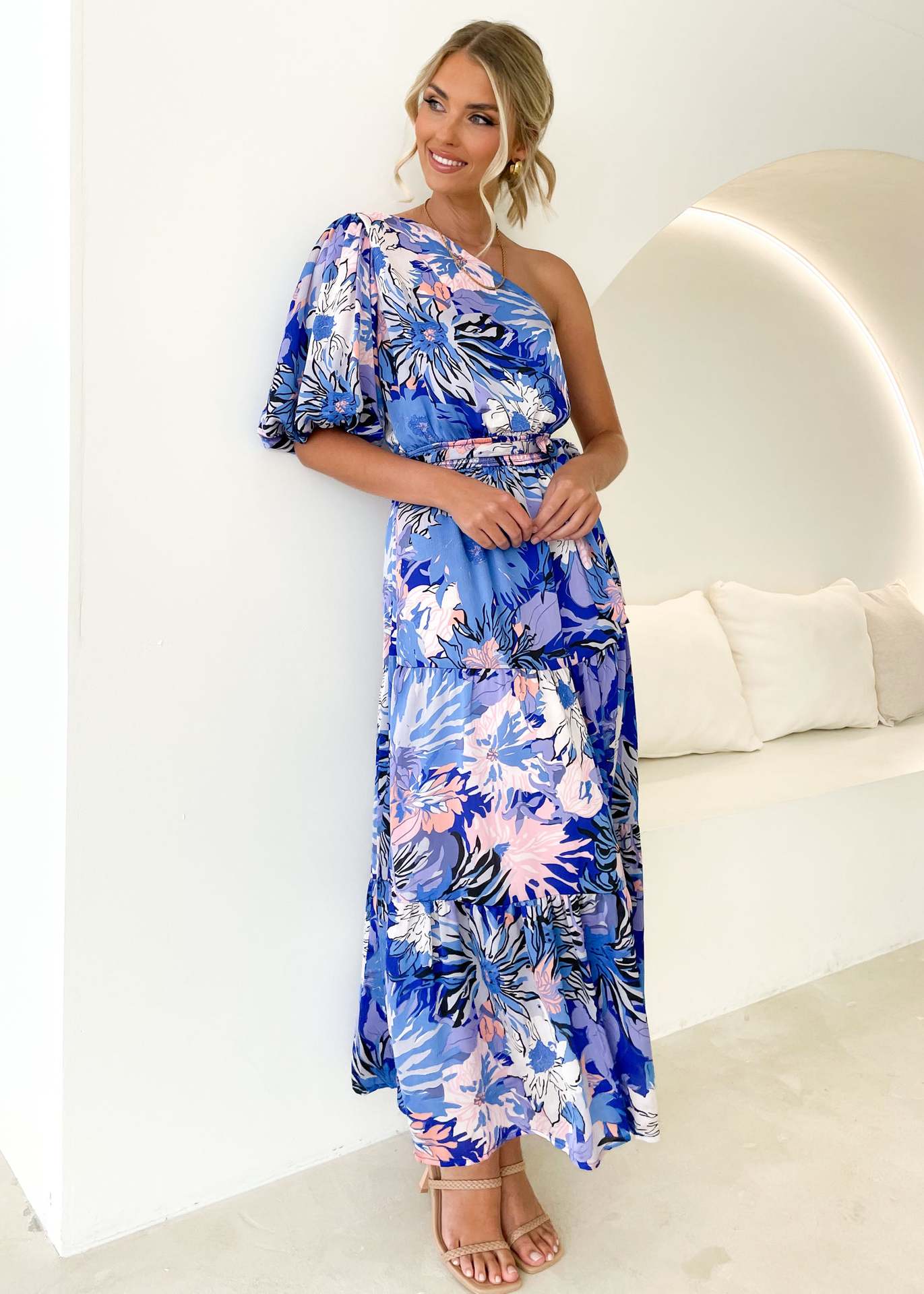 Saidie One Shoulder Maxi Dress