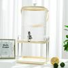 Jarra de Agua Fría para Refrigerador de Gran Capacidad con Grifo y Filtro, Cubo para Infusión Fría para Té de Frutas y Bebidas Refrigeradas, Uso Doméstico