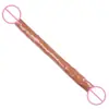 C15 Chicote Shen 56cm22 polegadas 4cm de espessura super longo dildo de cabeça dupla feminino gay puxar pênis C5 cabeça dupla
