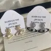 Brincos de Tarraxa Estrela de Cinco Pontas Saturno com Esmalte de Imperatriz e Zircônia Microincrustada com Gota de Óleo, Brincos Versáteis de Moda de Luxo Leve