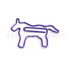 Gato Deitado cachorrinho qianrima animal clipe de papel 12 cores avião Pinguim Flamingo clipe de papel transfronteiriço em estoque