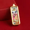 Mini Colgante Pequeño Thangka Personalizado Dios Amarillo de la Riqueza Zorro Hada Zorro Tara Verde Zakiram Colgante Thangka Tibetano