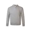 Suéter de estilo Old Money de dos piezas falso para hombre, otoño, estilo americano, hombro derecho, tejido trenzado texturizado, tejido en capas en caqui