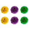Faixa Temática de Carnaval Brasileiro Transfronteiriça Espiral Colorida Decoração de Festa Temática Vintage Suprimentos Decoração de Favo de Mel