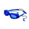 G7200 gafas de natación antivaho para buceo gafas de natación anti-ultravioleta marco grande con tapones para los oídos gafas de natación impresión directa al por mayor