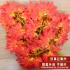 Ratan decorativo de hoja de arce rojo simulado al por mayor, ratán de plástico, flor falsa, hojas falsas, hoja de arce simulada, hoja, vid